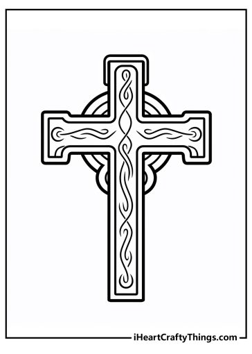 15 Free Cross Coloring Pages (Detailed PDF Printables)