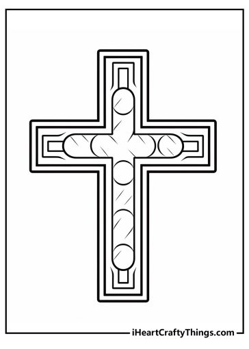 15 Free Cross Coloring Pages (Detailed PDF Printables)