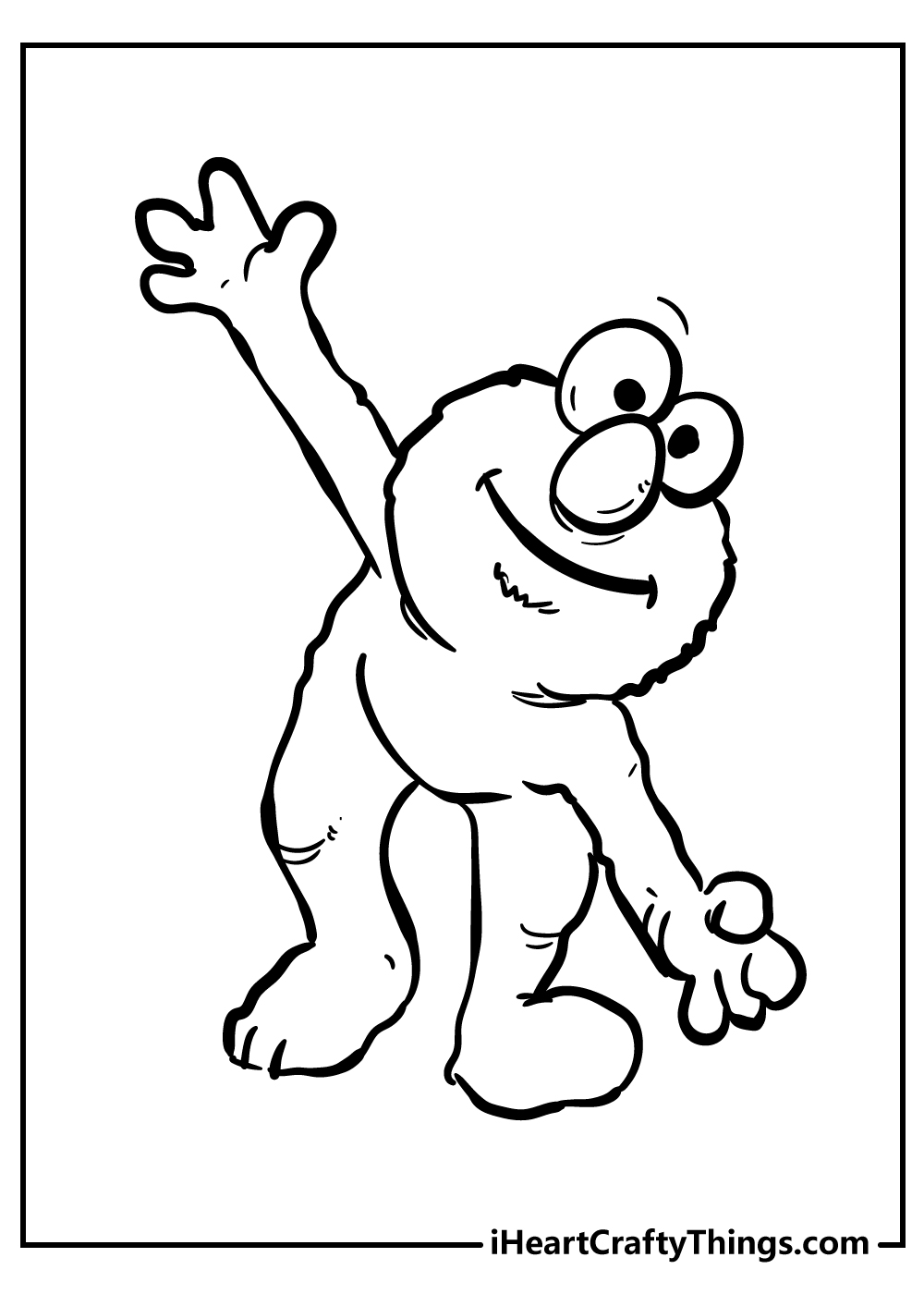Elmo Coloring Pages for adults free printable