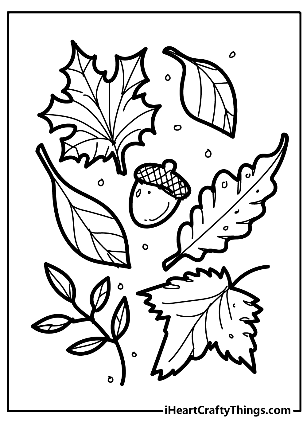 free coloring pages for fall