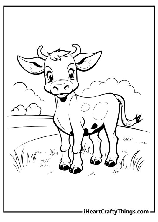 Farm Animal Coloring Pages (100% Free Printables)