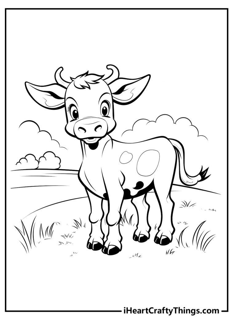 Farm Animal Coloring Pages (100% Free Printables)