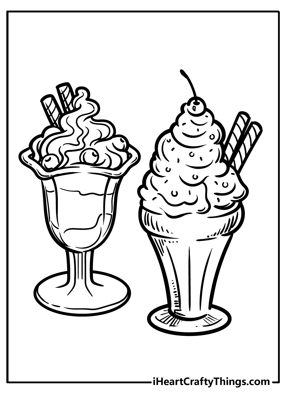 cool Food Coloring Pages free printable