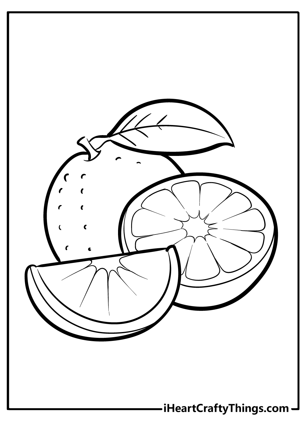 fruity Food Coloring Pages for kids free print out