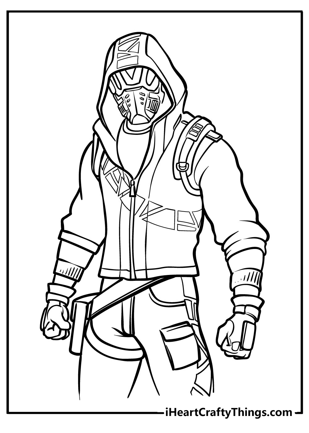 Fortnite Coloring Pages free printable for kids