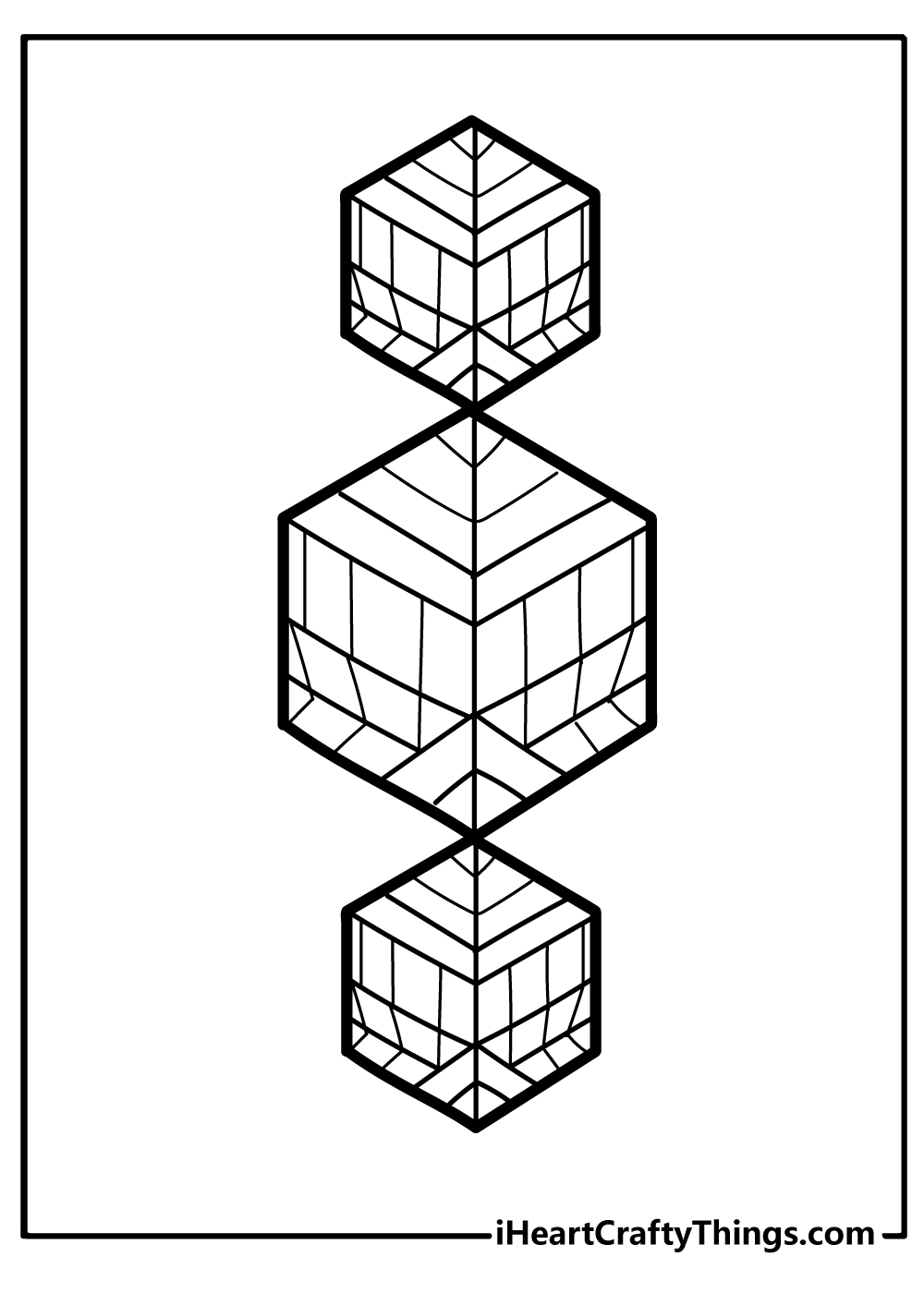 Geometric Coloring Pages for preschoolers free printable