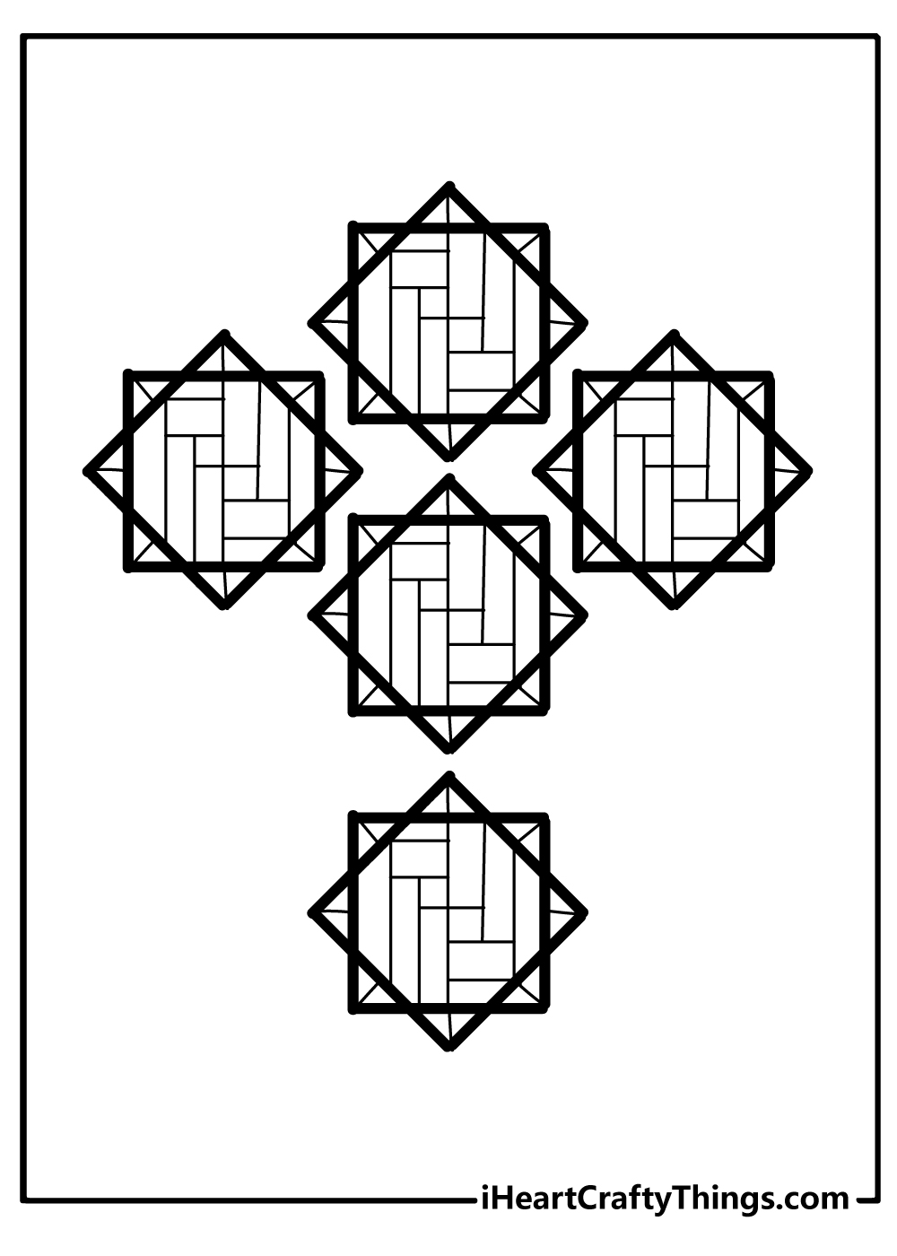 coloring pages islamic patterns geometric