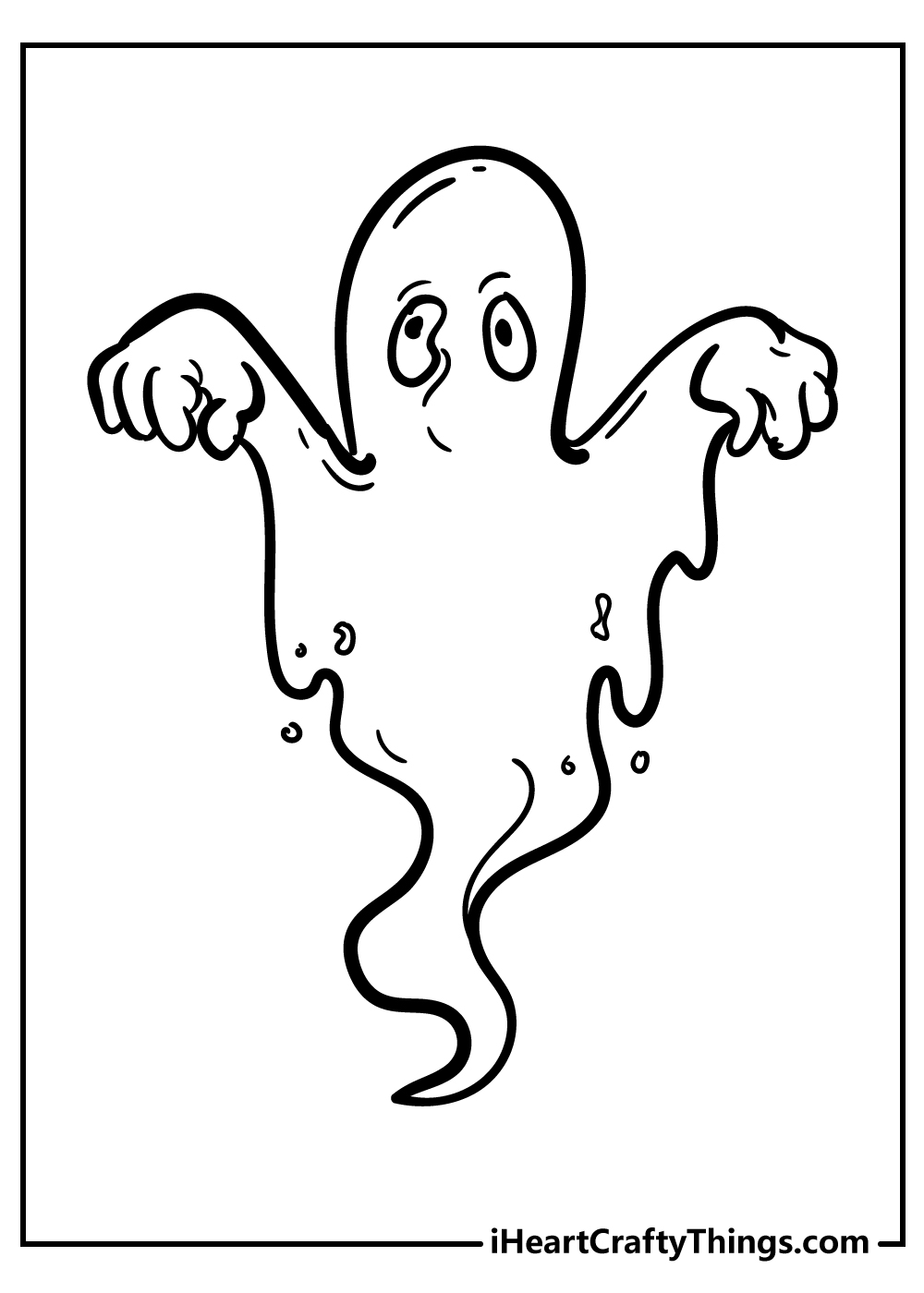 Ghost Coloring Pages for adults free printable
