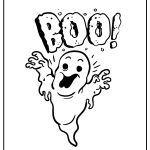 Ghost Coloring Pages free printable