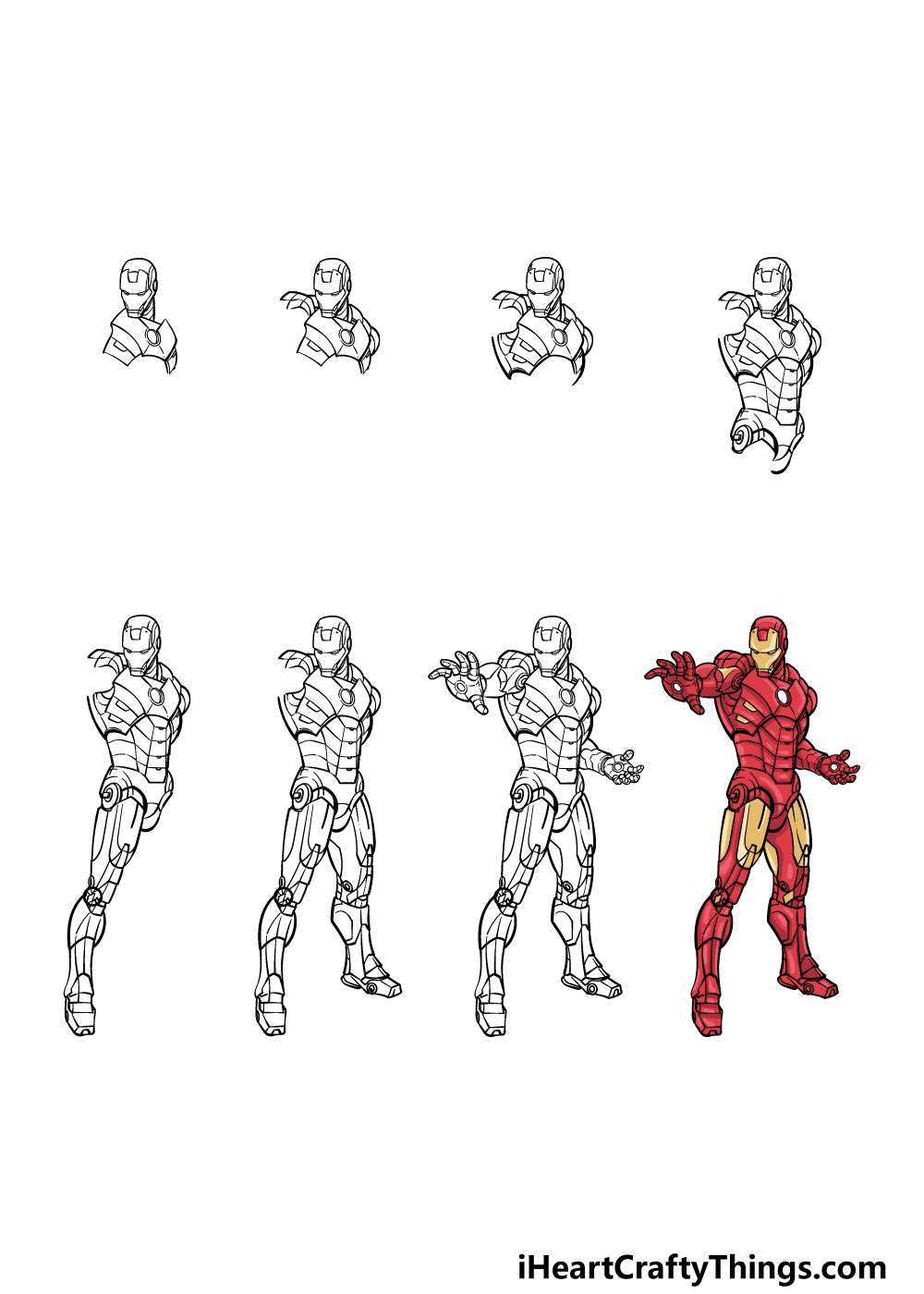 How To Draw Iron Man | Step By Step | Marvel - YouTube-saigonsouth.com.vn