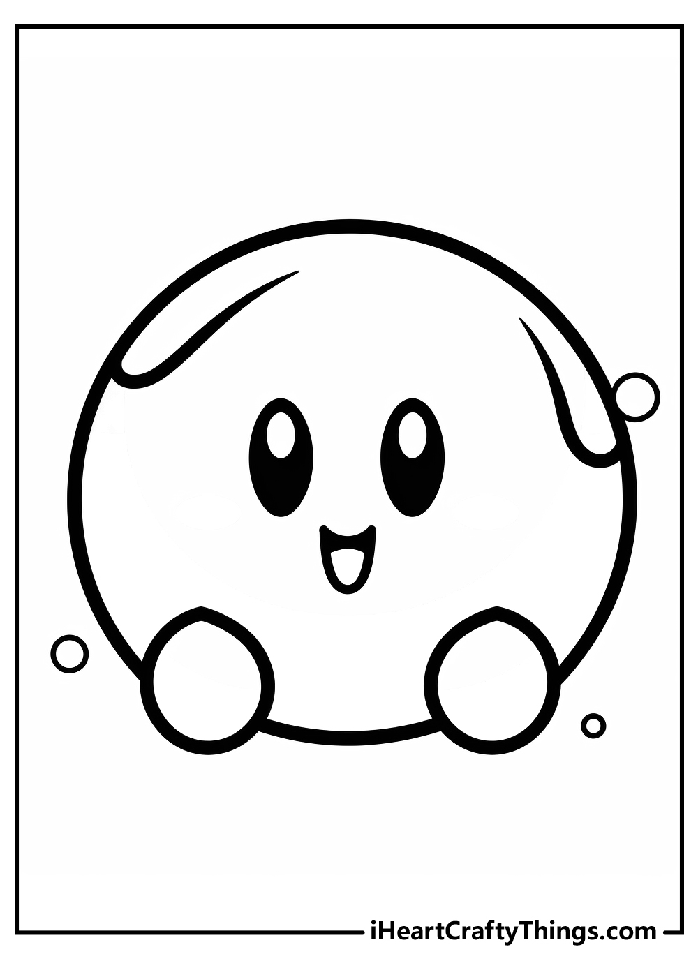 kirby coloring printable