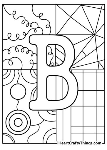 Letter B Coloring Pages (100% Free Printables)