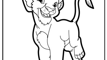 Lion Coloring Pages free printable