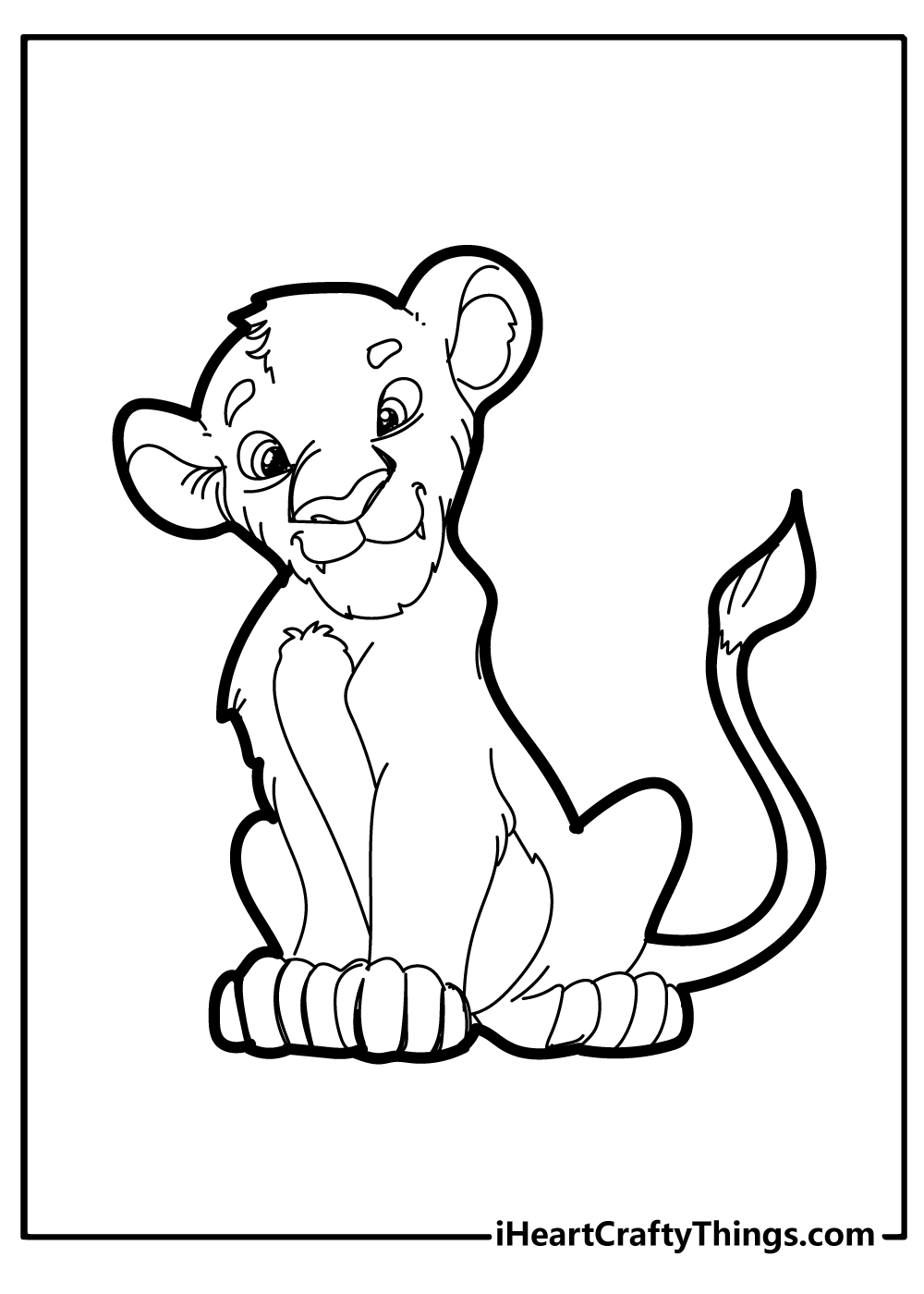 Lion Coloring Book for adults free download
