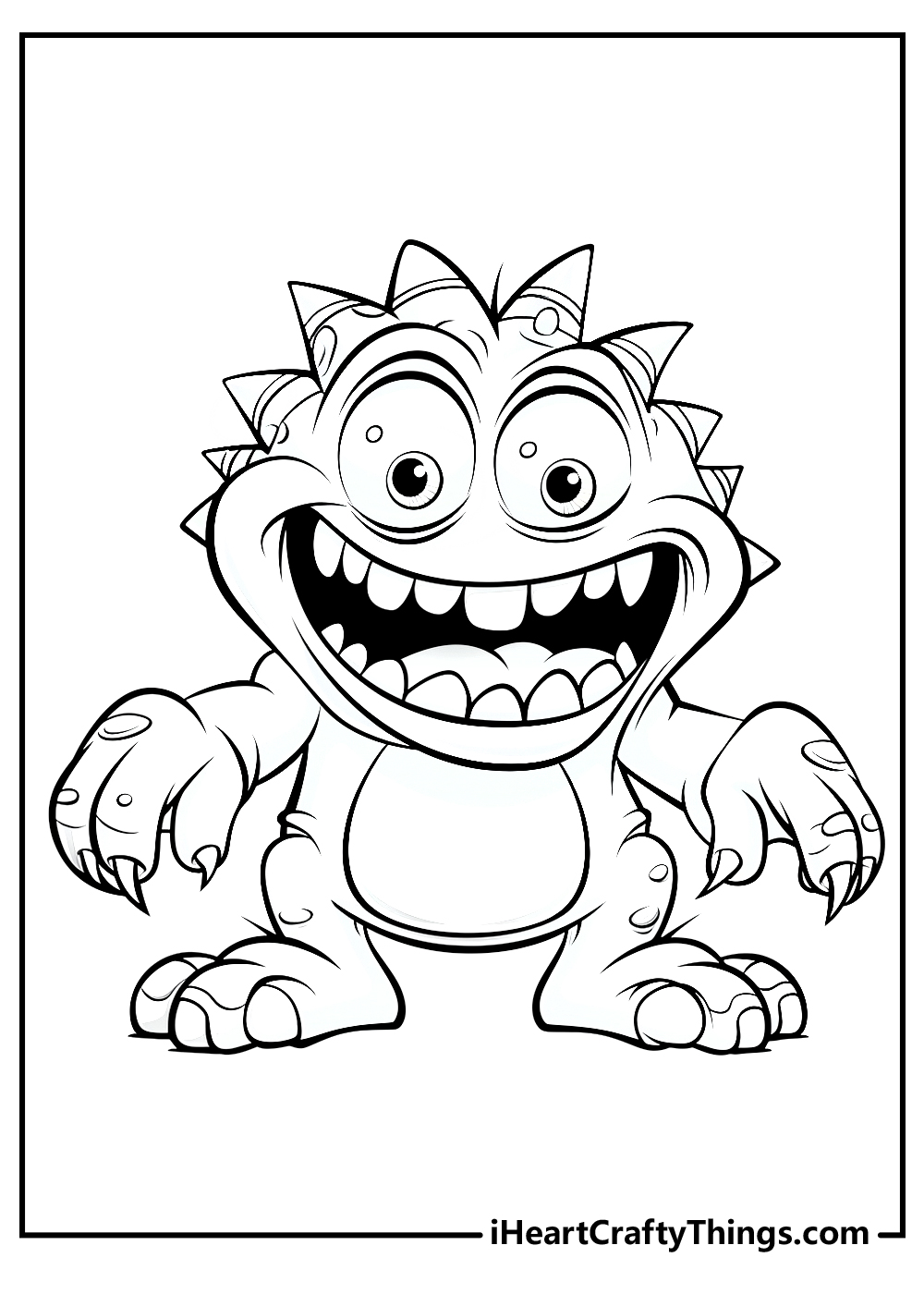 Monster Coloring Pages for kids