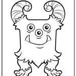 Monster Coloring Pages free printable