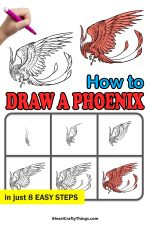 Phoenix Drawing - How To Draw A Phoenix Step By Step