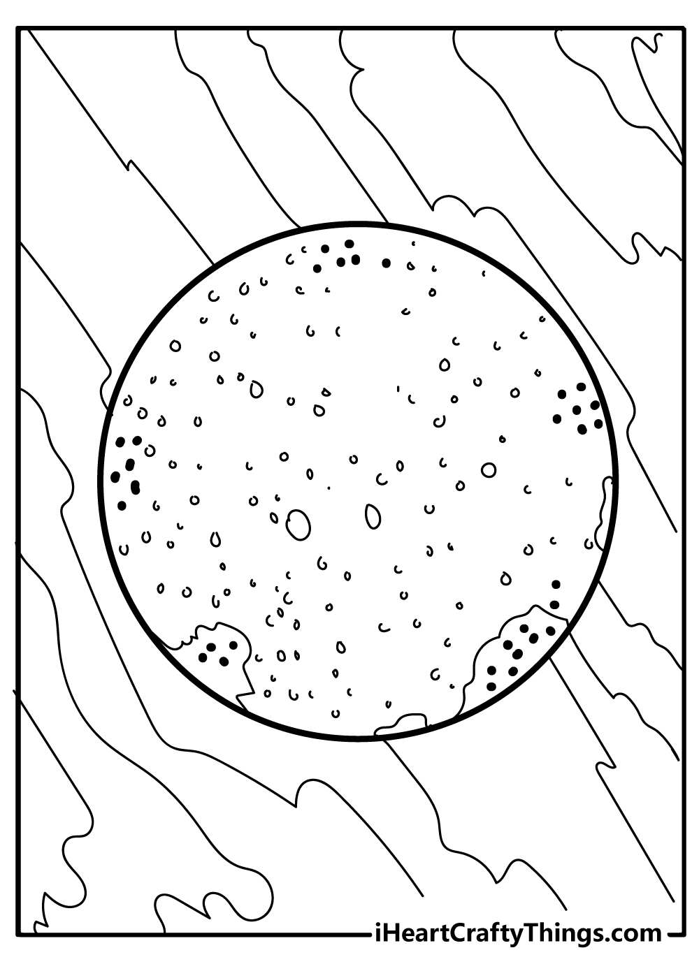 Planets Coloring Book free printable