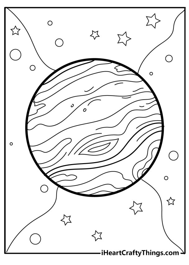 Planets Coloring Pages (100% Free Printables)