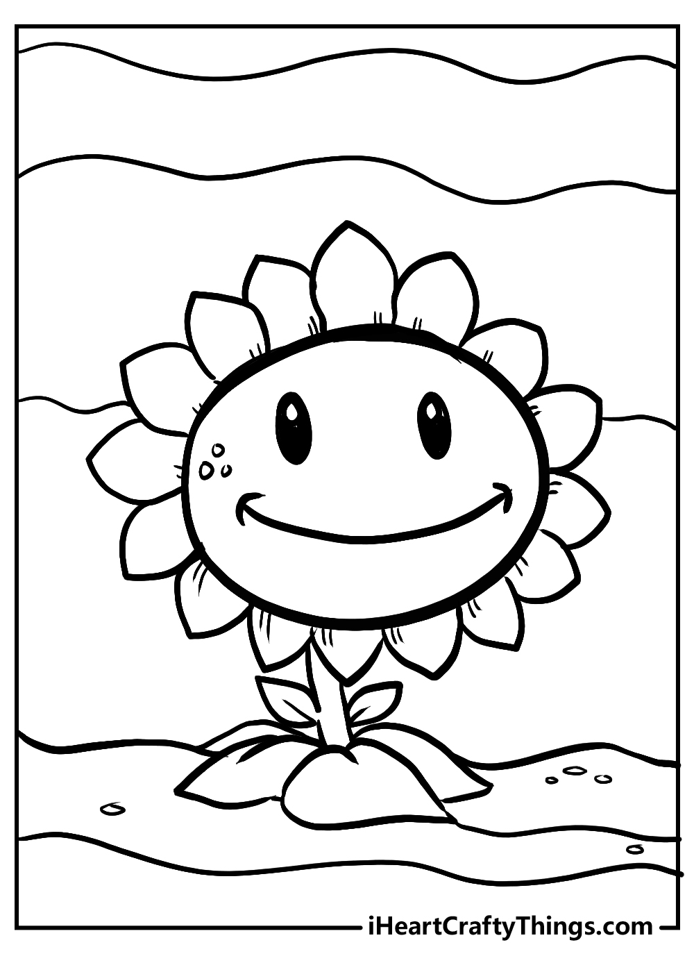 Plants vs. Zombies Coloring Pages
