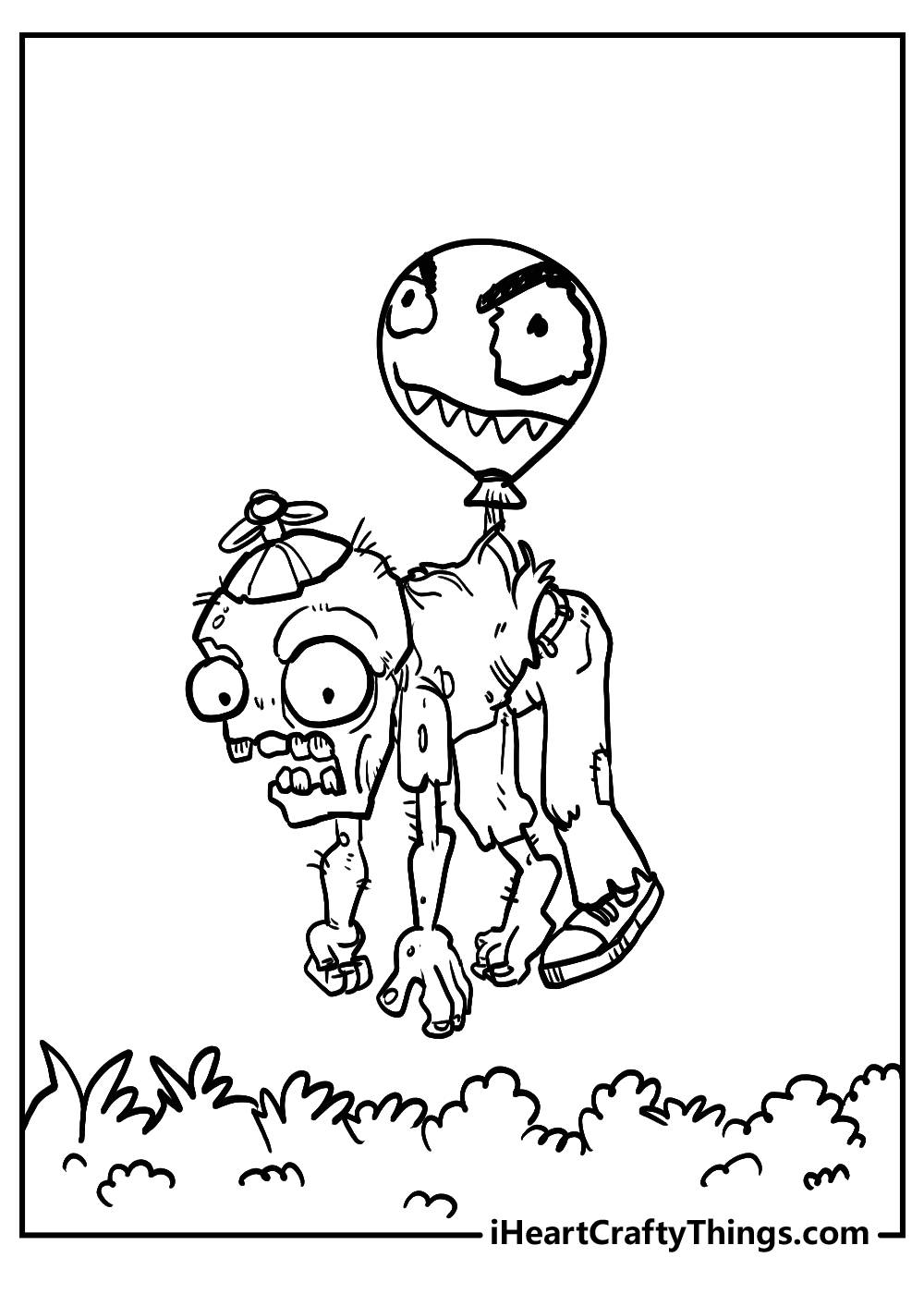 Plants vs. Zombies Coloring Sheet