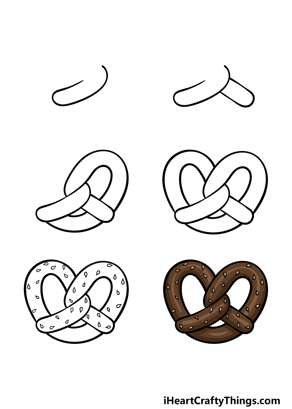  come disegnare un Pretzel in 6 passaggi