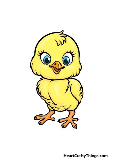 how to draw a Baby Chick image