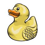 how to draw a Rubber Duck image