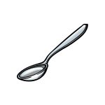how to draw a spoon image