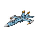 how to draw a Jet image
