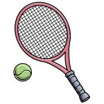 how to draw a Tennis Racket image