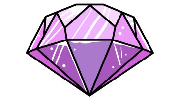 how to draw a Gemstone image