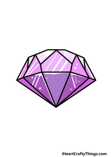 how to draw a Gemstone image