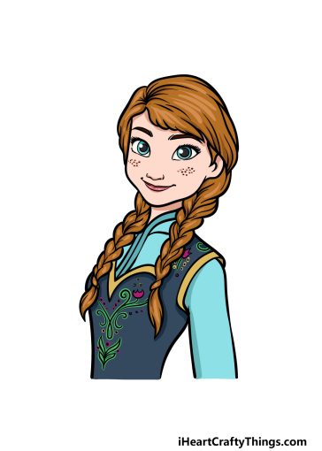 how to draw Anna image