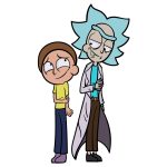 how to draw Rick and Morty image