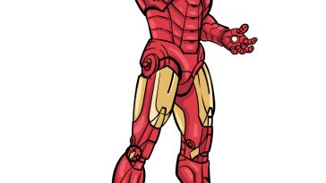 how to draw Iron Man image