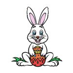 how to draw The Easter Bunny image