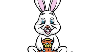 how to draw The Easter Bunny image