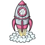 how to draw a Rocket Ship image