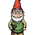 how to draw a Gnome image