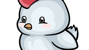 how to draw a Cute Chicken image