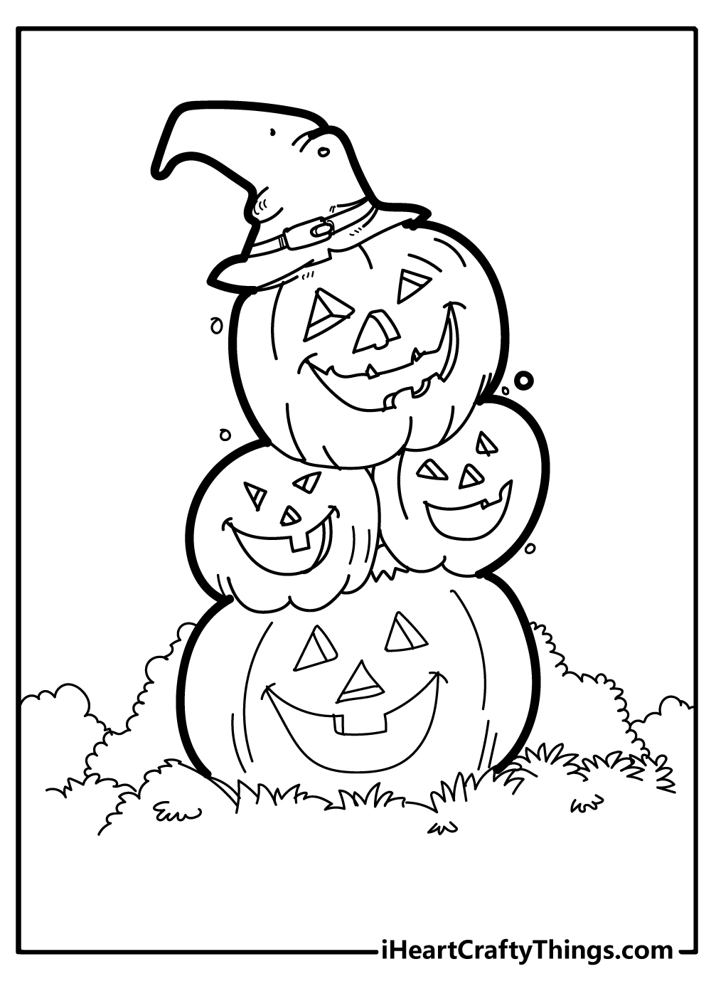 cool Pumpkin Coloring Pages free printable