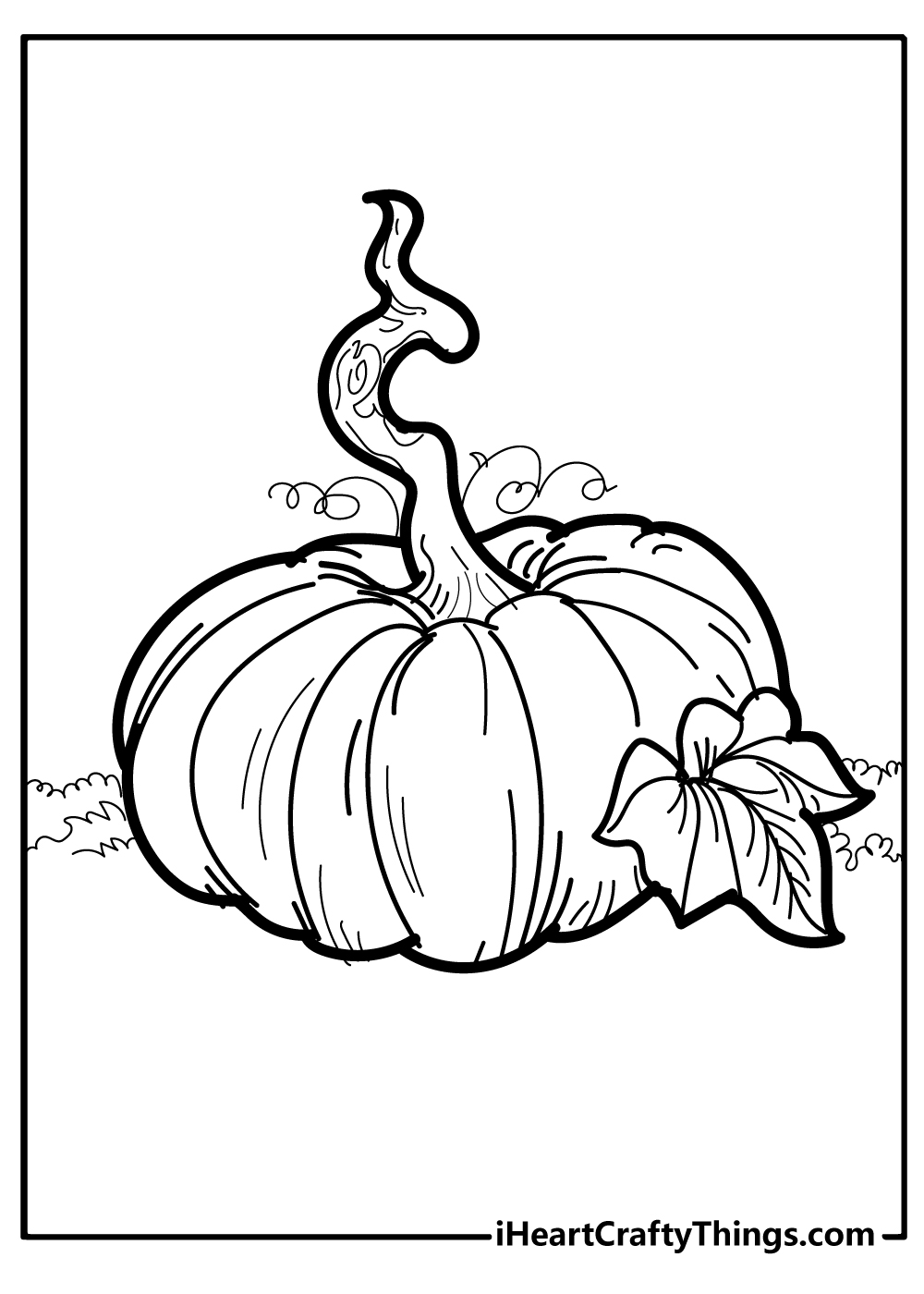 Free Pumpkin Coloring Pages for Kids