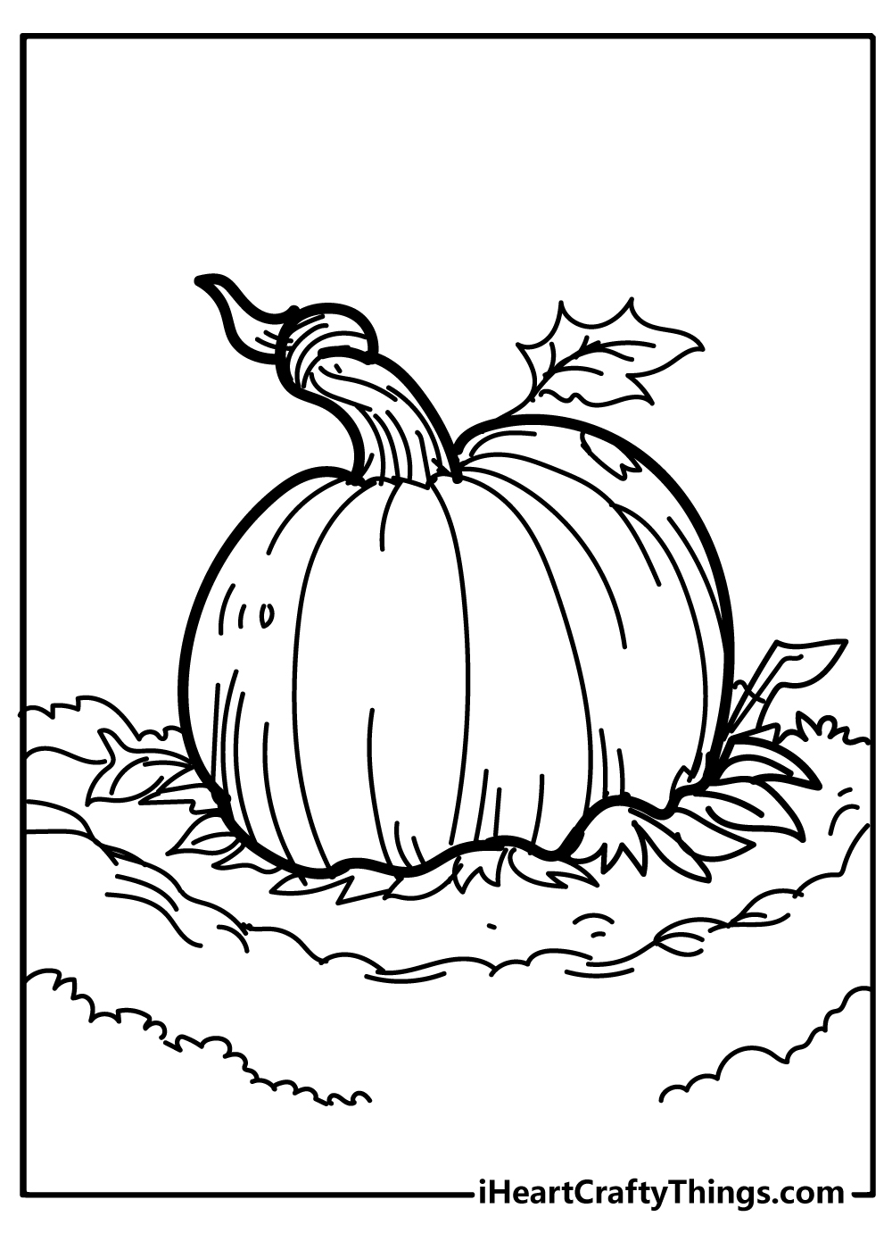 Boy Holding Pumpkin Coloring Page {FREE Printable} – The Art Kit