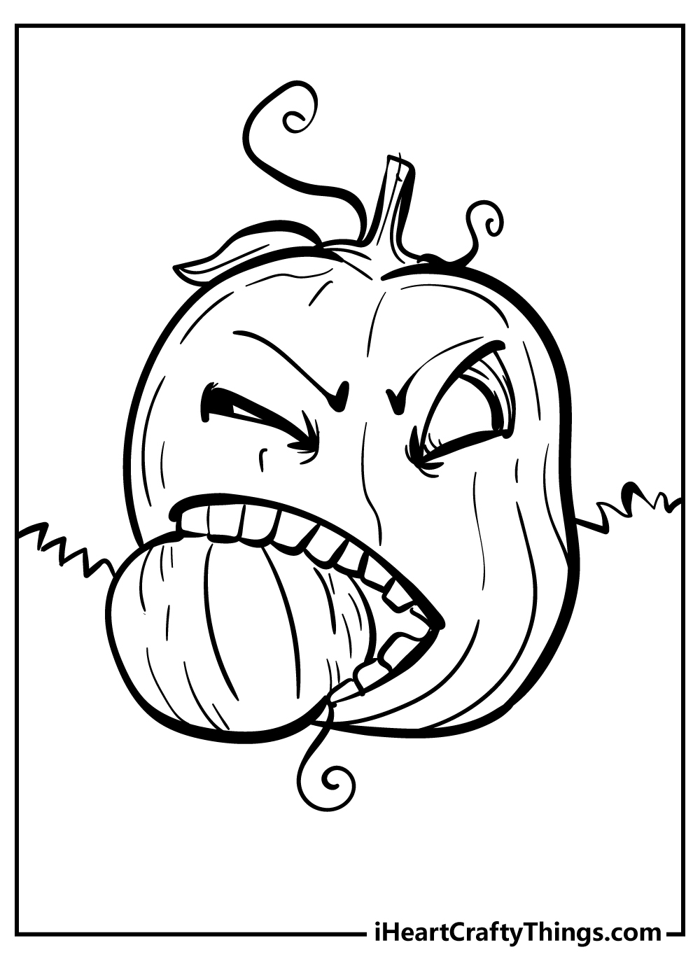 Pumpkin coloring pages free printable