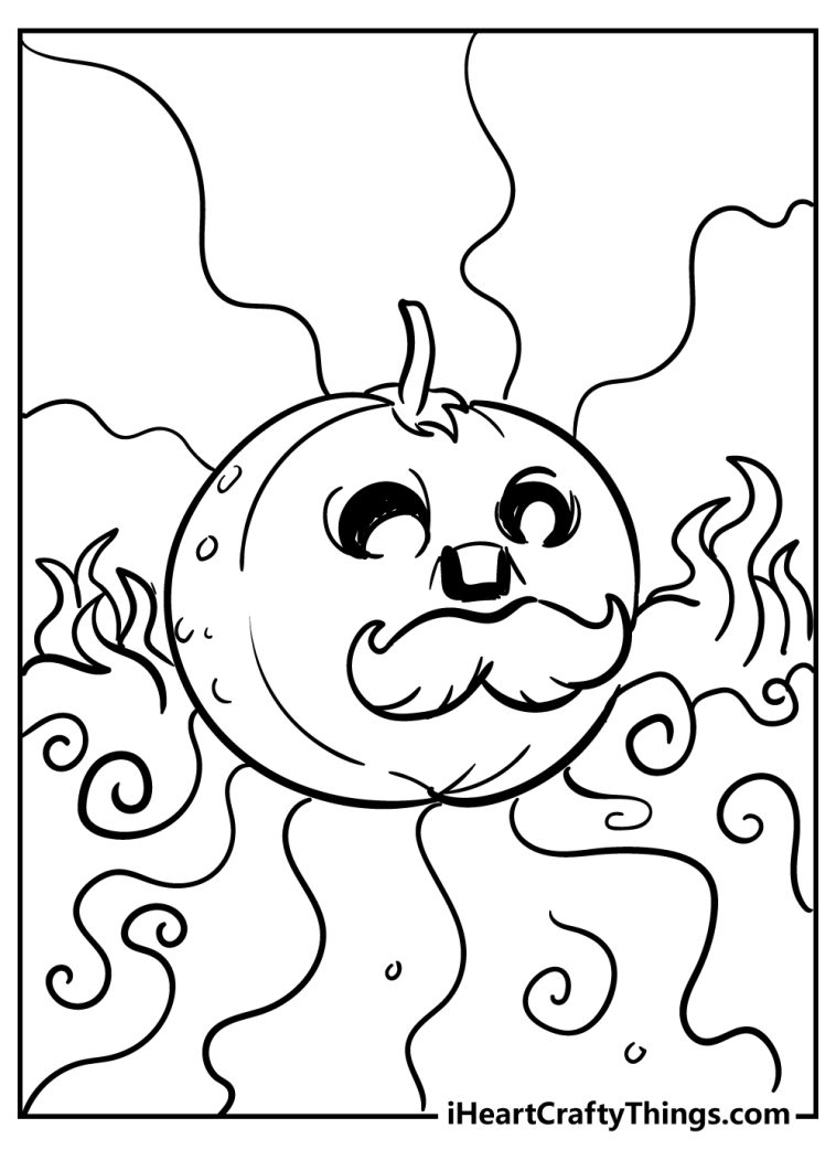 25 Pumpkin Coloring Pages (Free &amp; Easy Printable PDFs)