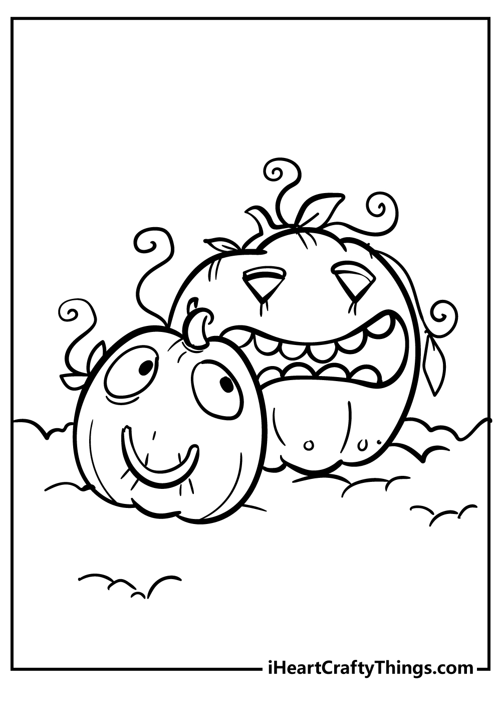 Free Pumpkin Coloring Pages for Kids