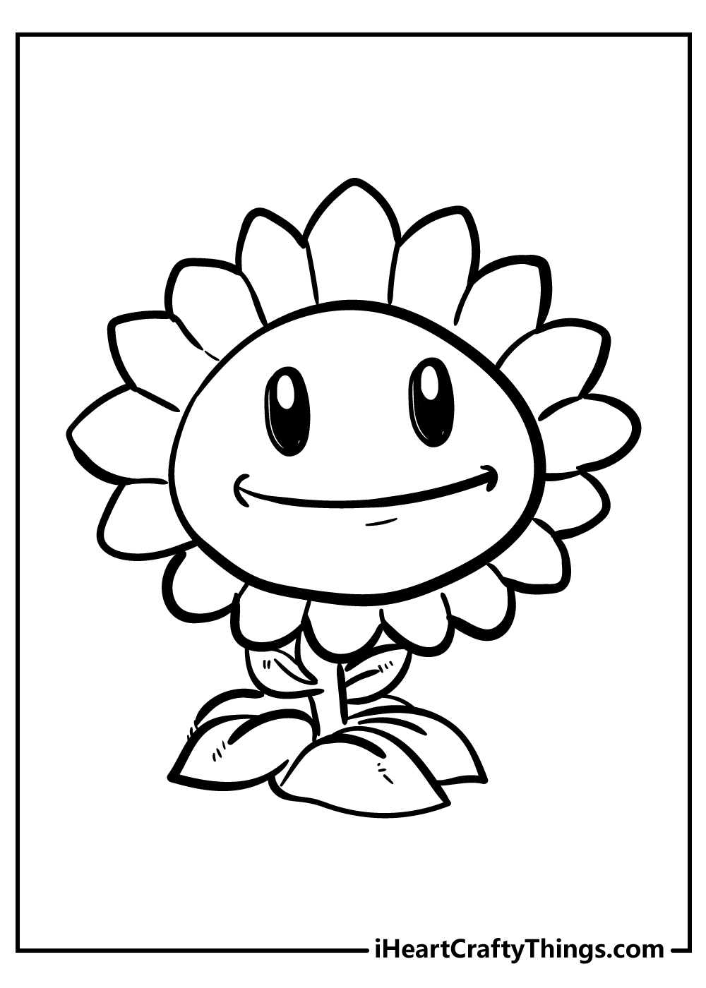 Plants Vs. Zombies Coloring Pages for preschoolers free printable