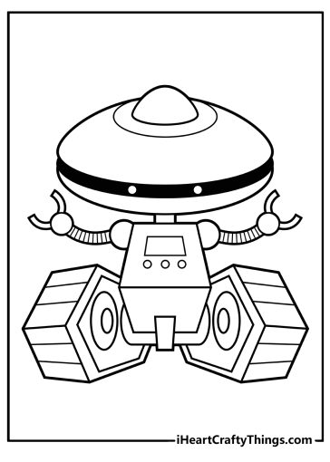 Robot Coloring Pages free printable