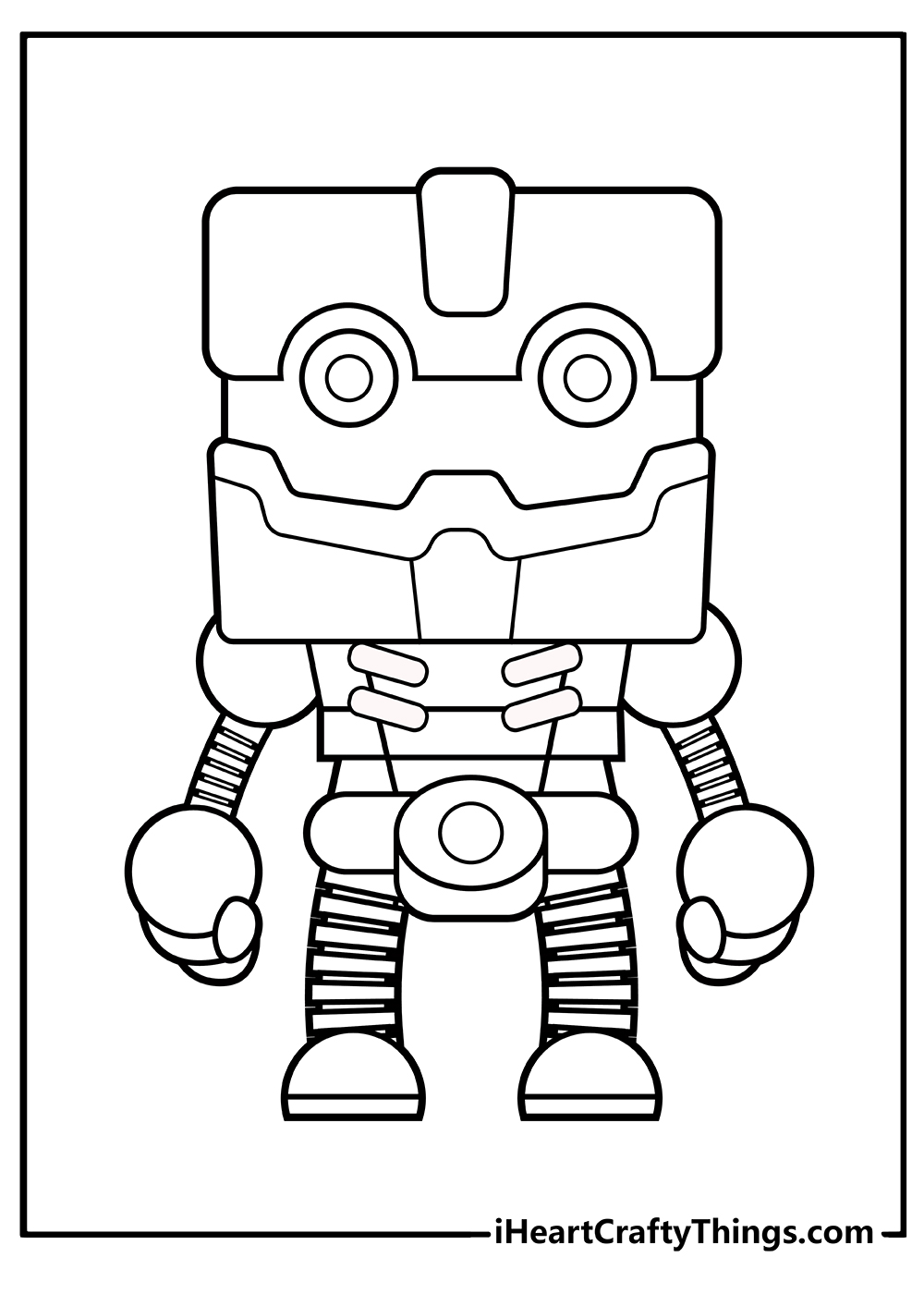 Robot Coloring Pages (100% Free Printables)